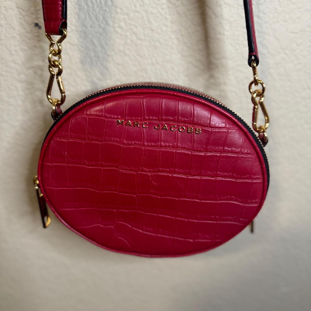 Marc Jacobs Red Leather Crossbody Bag- Festival Bag